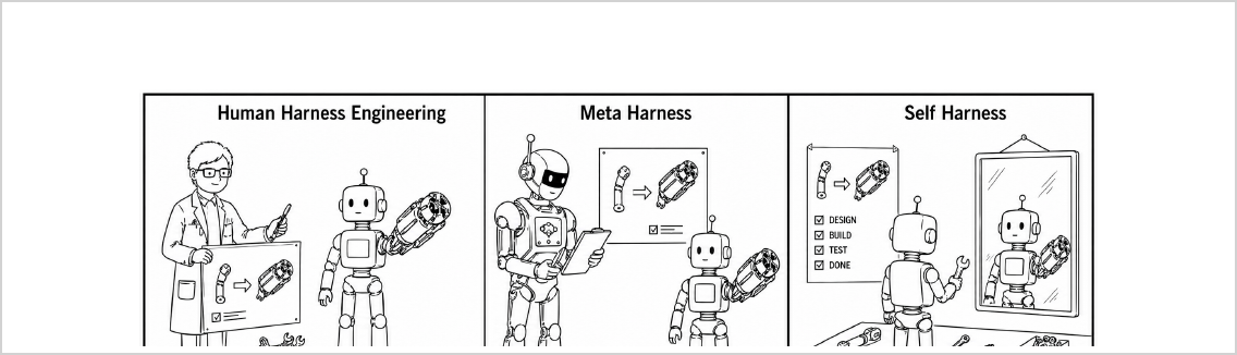 Human, meta, and self-Harness paradigms